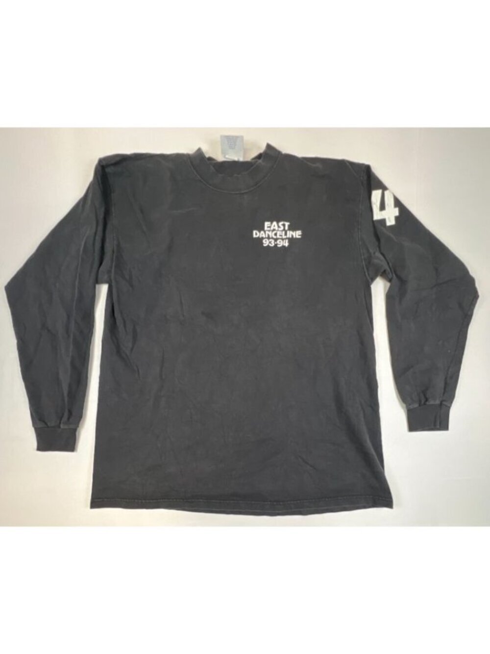 Vintage 93-94 East Danceline T Shirt XL Santee HVYWT Long Sleeve Black